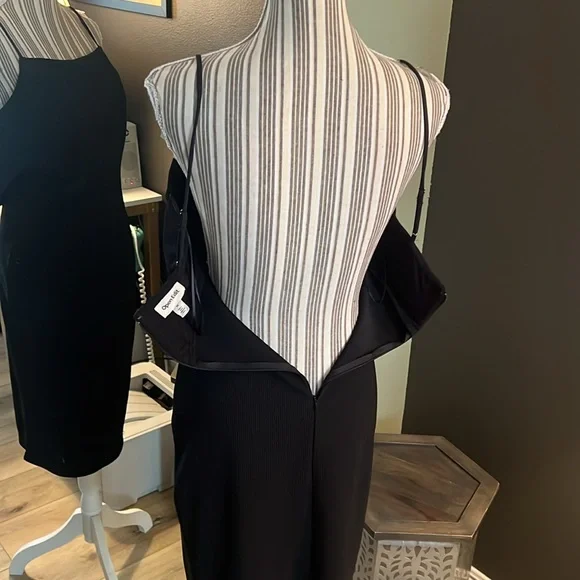 1 hour sale. Open Edit, black dress, Medium, worn twice - Picture 4 of 8